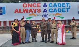 Bipasha, 3rd Yr, ECE got 2 Gold medals, 1 Best cadet, 1 Camp Senior appreciation & 1st prize trophy