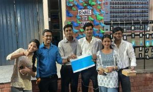 Team T-RAB got 1st position in hardware hackathon organized by Incovion 3.0 in BVCOE on 9.4.25